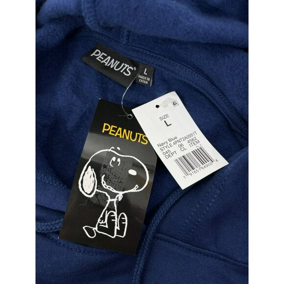 Peanuts Snoopy Basketball Mens Hoodie XL Blue - Picture 5 of 10